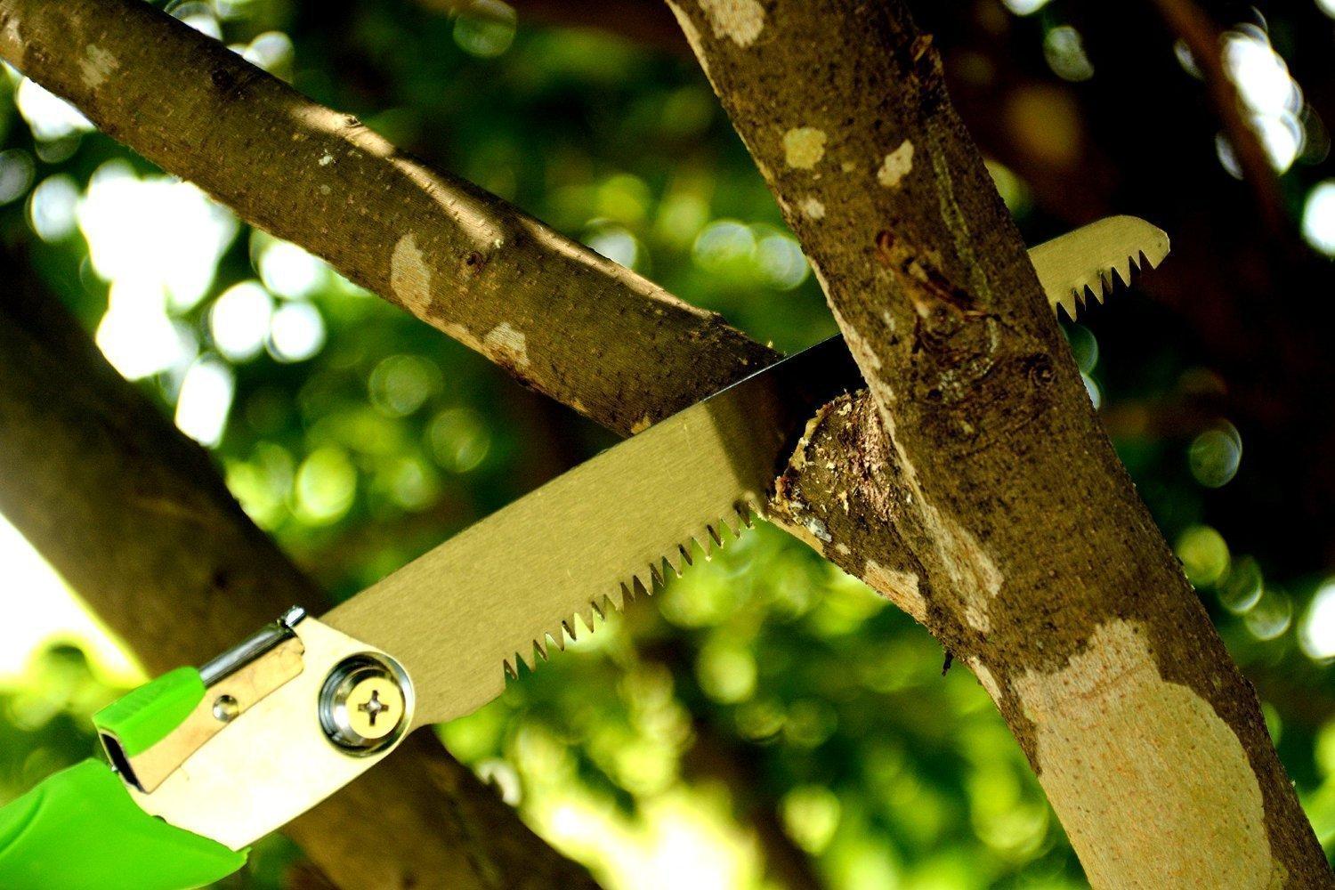 Planted Perfect All Purpose Folding Hand Saws, 17" Rugged Tree Trimming