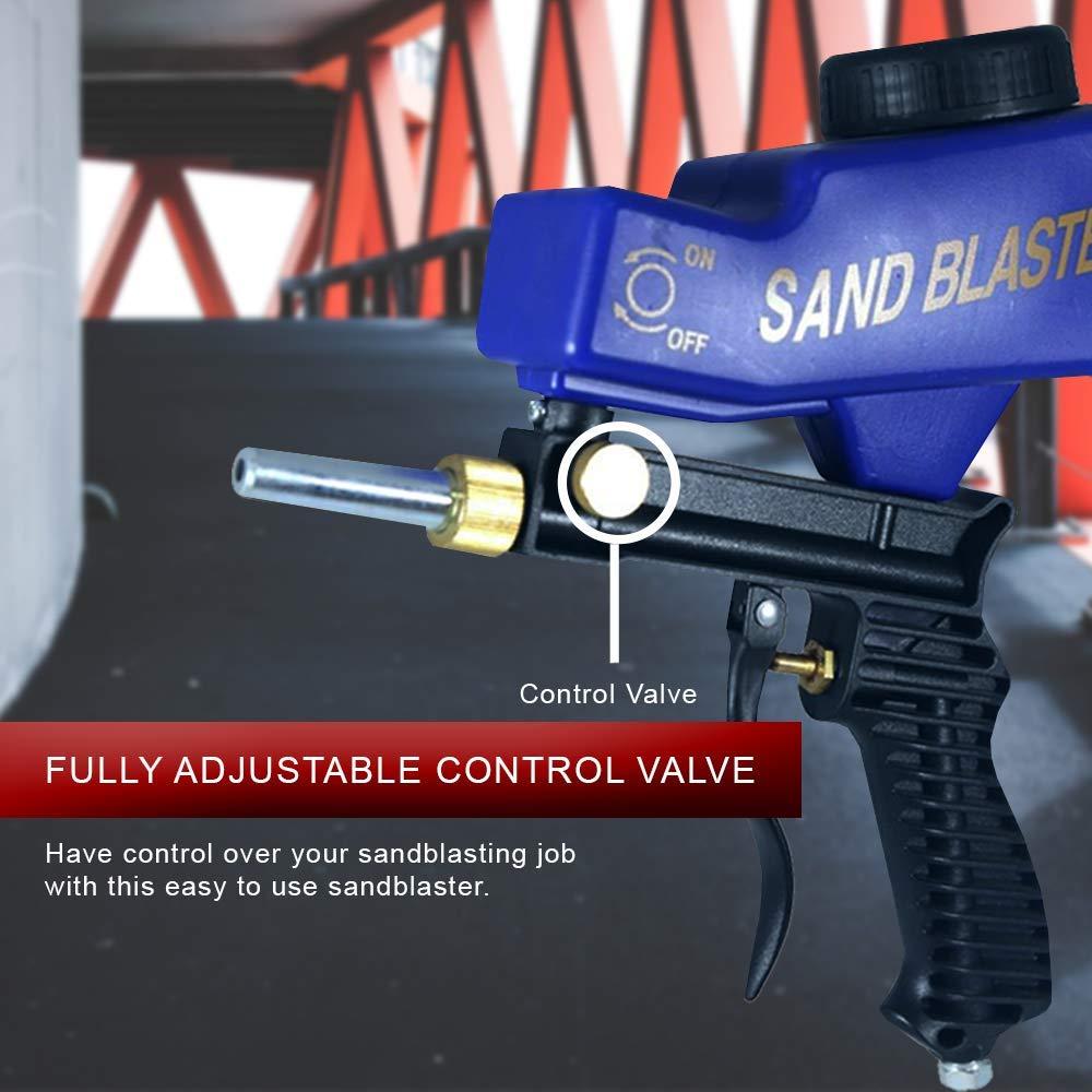 Media Blaster Gun Professional Sandblasting Gun Soda Blaster Portable
