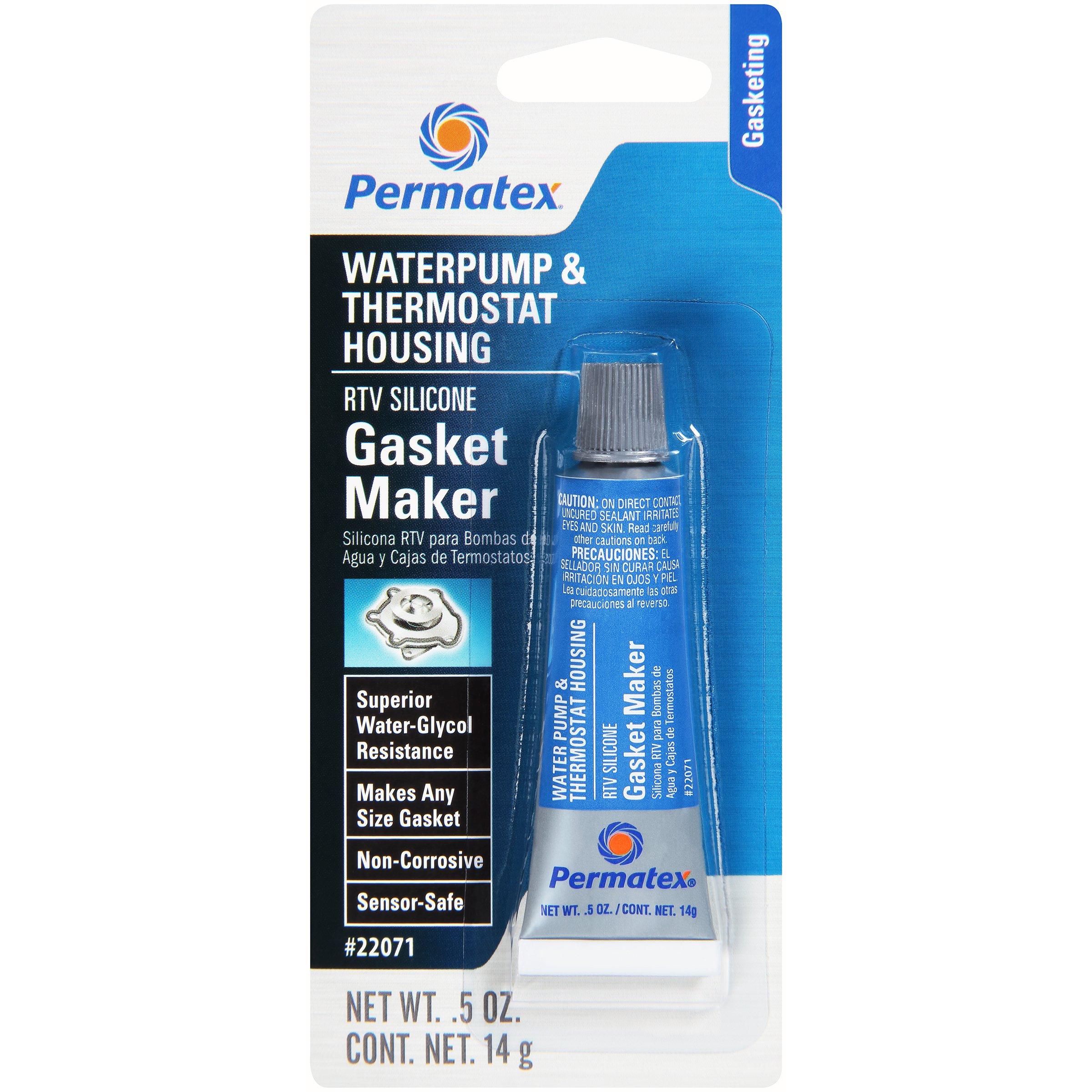 Permatex 22071 Water Pump Thermostat Housing RTV Silicone Gasket Maker