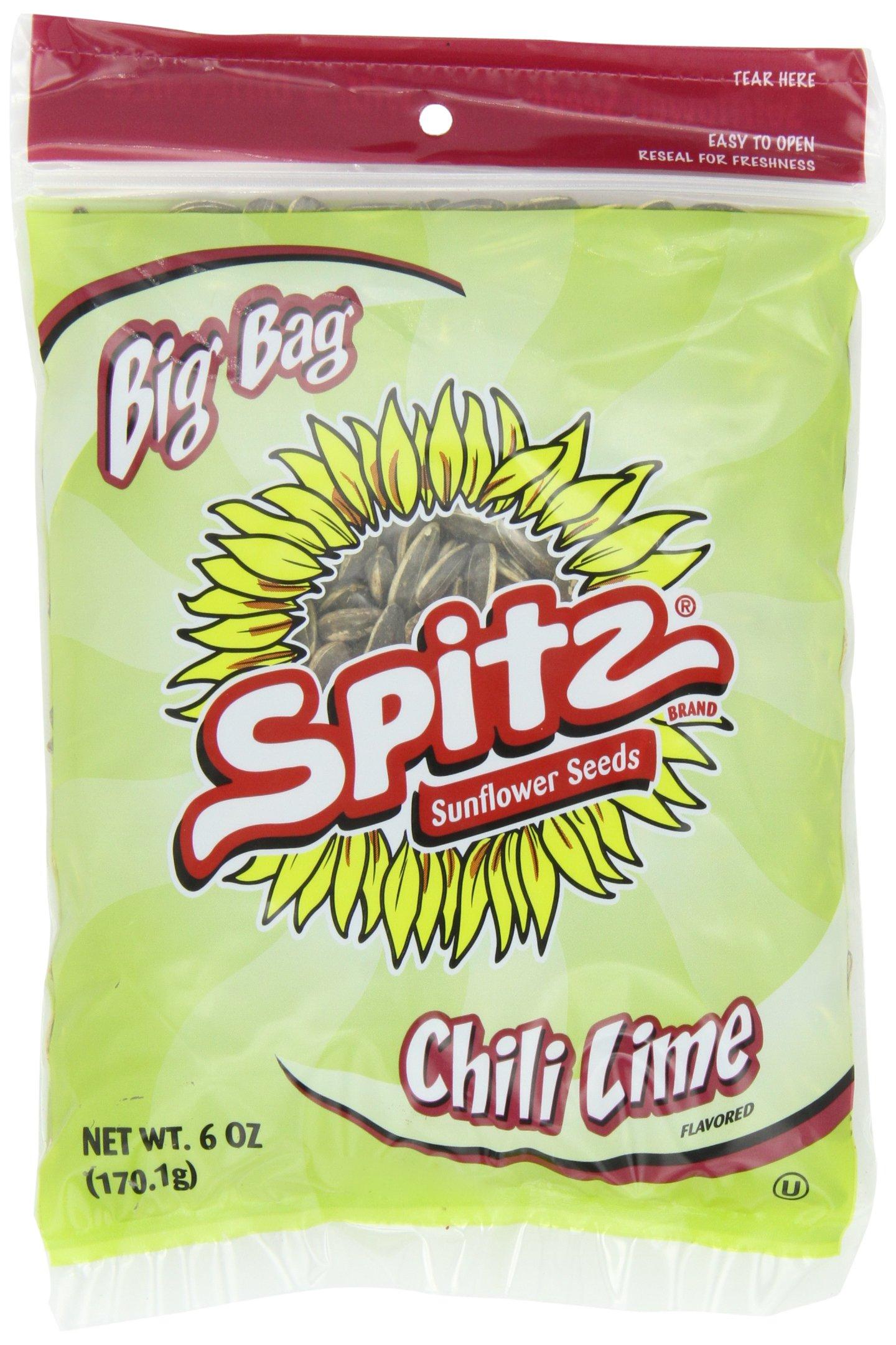 NEW Delicious Spitz Chili Lime Flavored Sunflower Seeds, 6Ounce (Pack