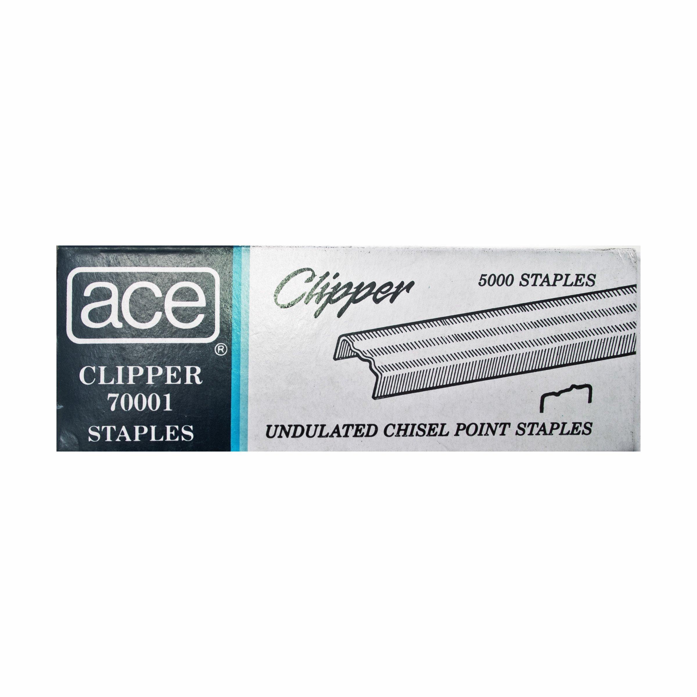 Undulated Clipper Staples Stapler Tool Office 5000 Count Office School