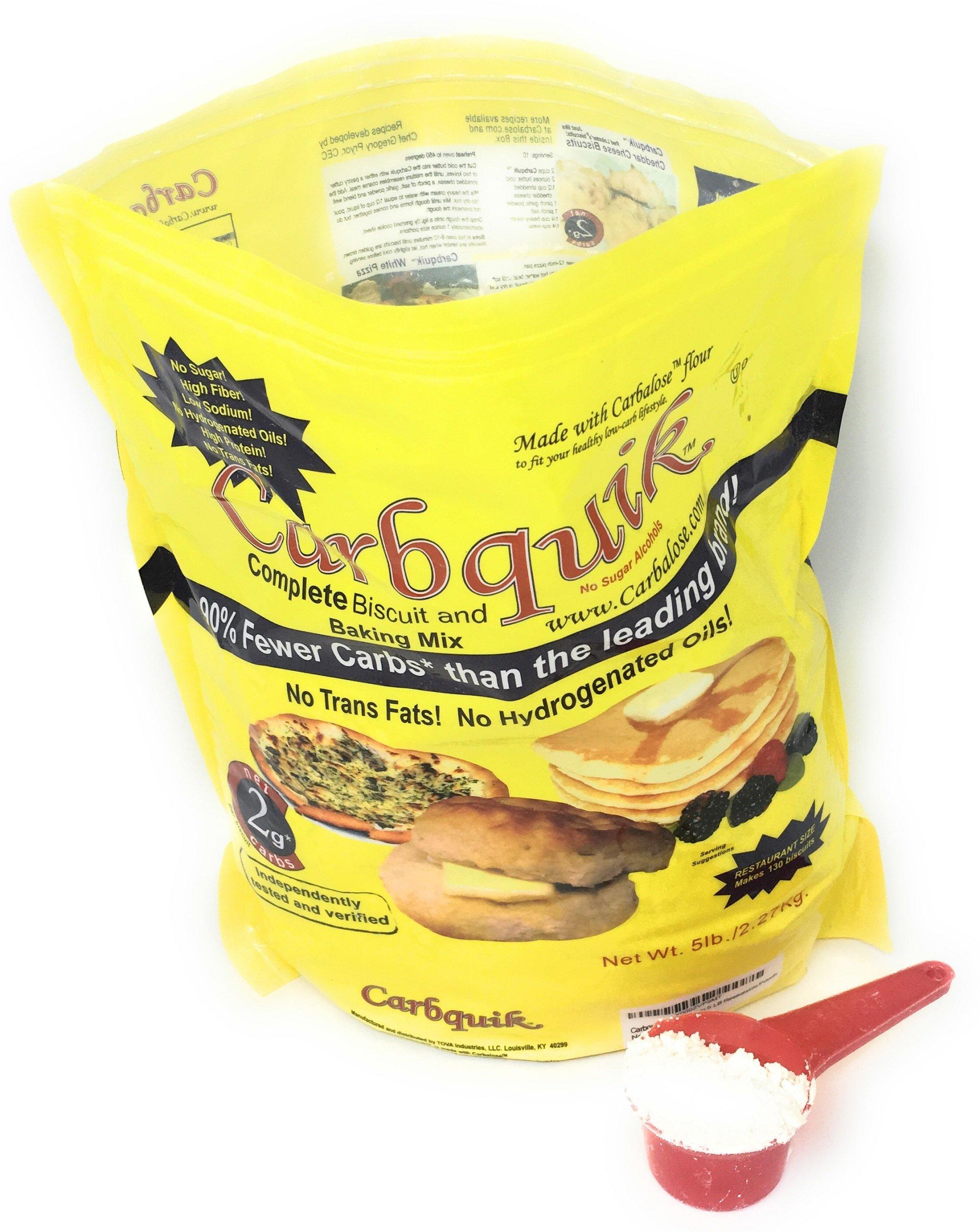 Carbquik Baking Mix 5 Pounds Convenient Resealable Pouch Keto Diet