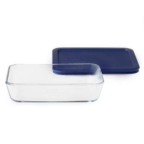 Pyrex Simply Store 3Cup Rectangular Glass Food Storage Dish, 2Piece