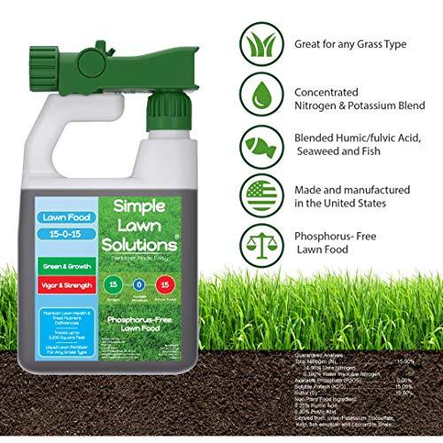 Superior Nitrogen & Potash 15015 NPK Lawn Food Natural Liquid